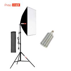 Набір Led Corn Студійного Світла Софтбокс PhotoProof 50x70см - 150Ват.